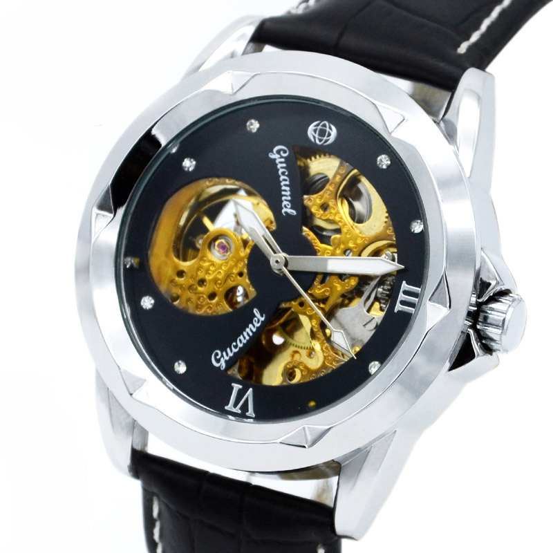 High end Men Hollow Watch Fashion Business Fully Automatic Mechanical Watch