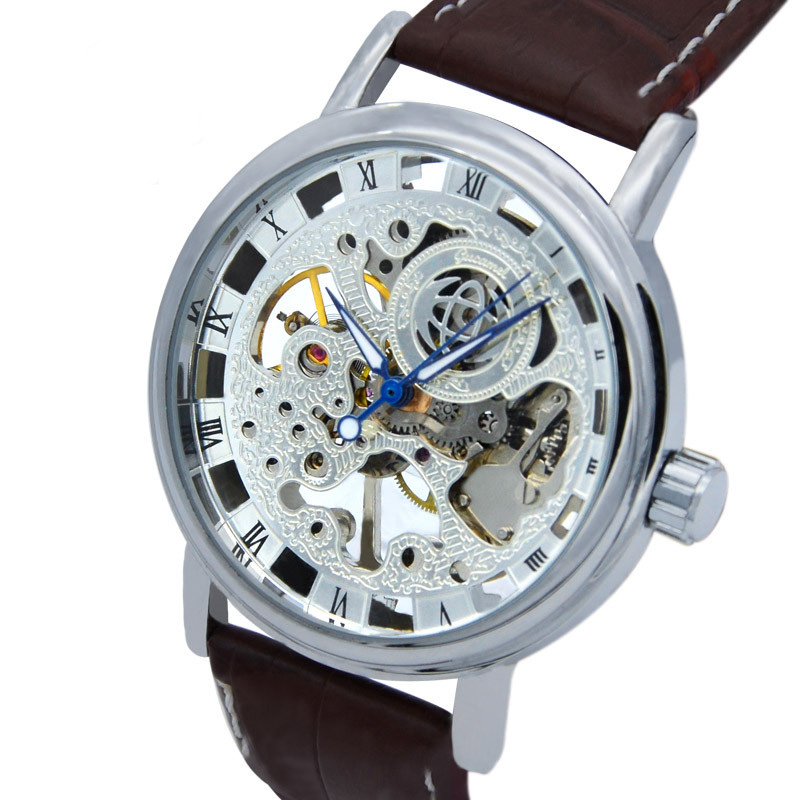 Upscale Men Hollow Watch fashion Selling Business Leisure Manual Mechanical Watch