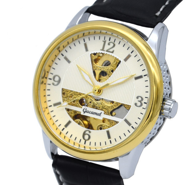 Fully Automatic Mechanical Hollow Men Upscale Business fashion Watch