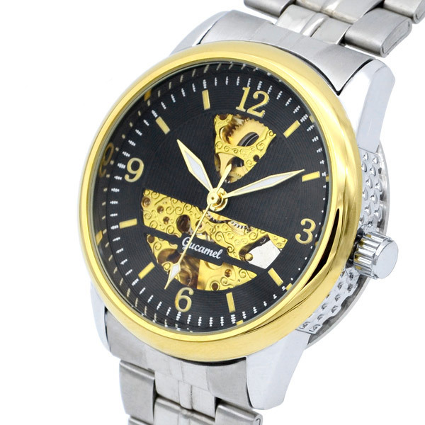 Fully Automatic Mechanical Hollow Men Upscale Business fashion Watch