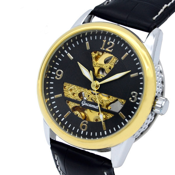 Fully Automatic Mechanical Hollow Men Upscale Business fashion Watch