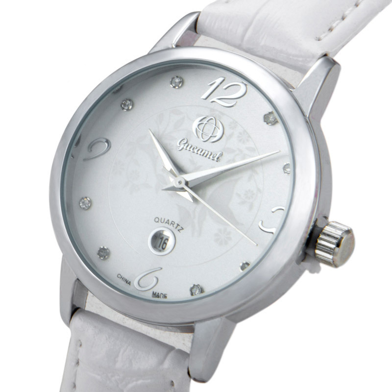 Ms quartz Watch High end fashion waterproof Genuine Leather Straps quartz Watch