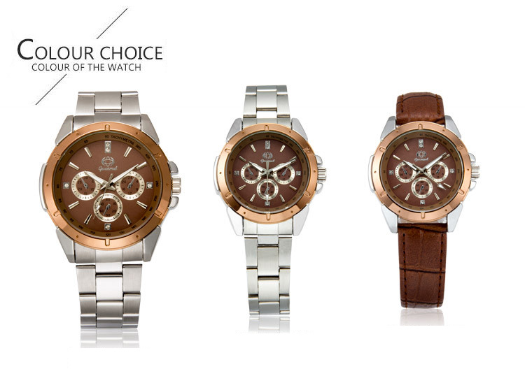 Steel Strip Men Business Watch Couple Fashion Watch Ms Leisure Quartz Watches