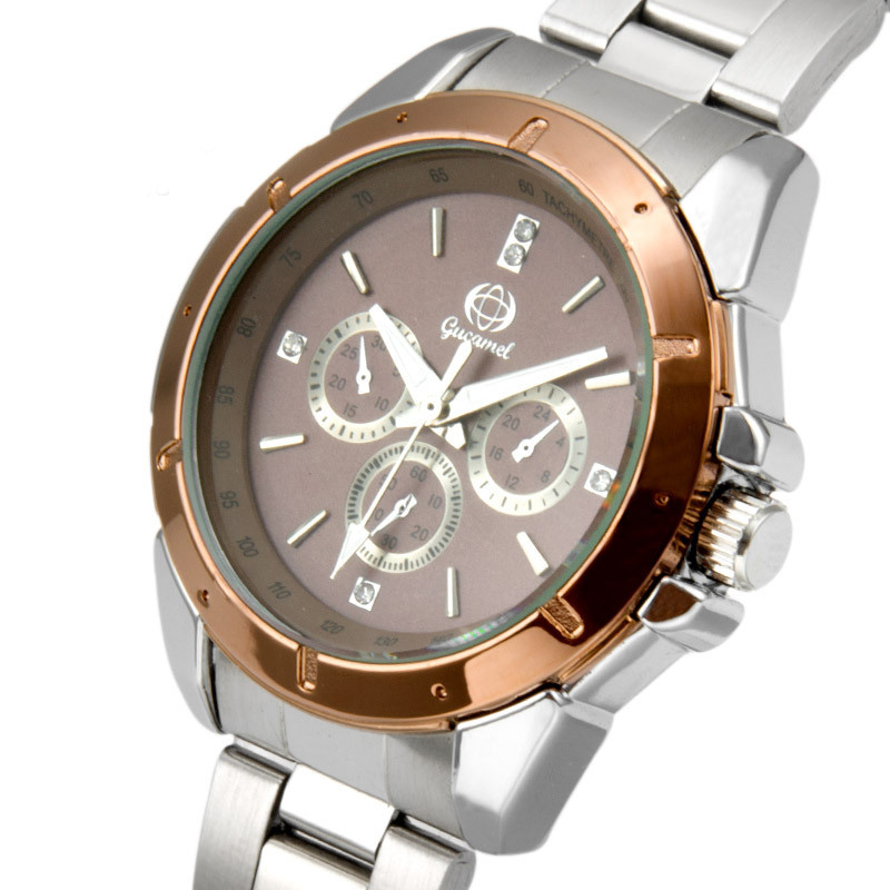 Steel Strip Men Business Watch Couple Fashion Watch Ms Leisure Quartz Watches