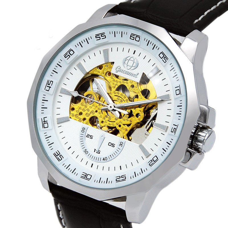 Upscale fashion Business Leisure Watch  Fully automatic mechanical Hollow Watch