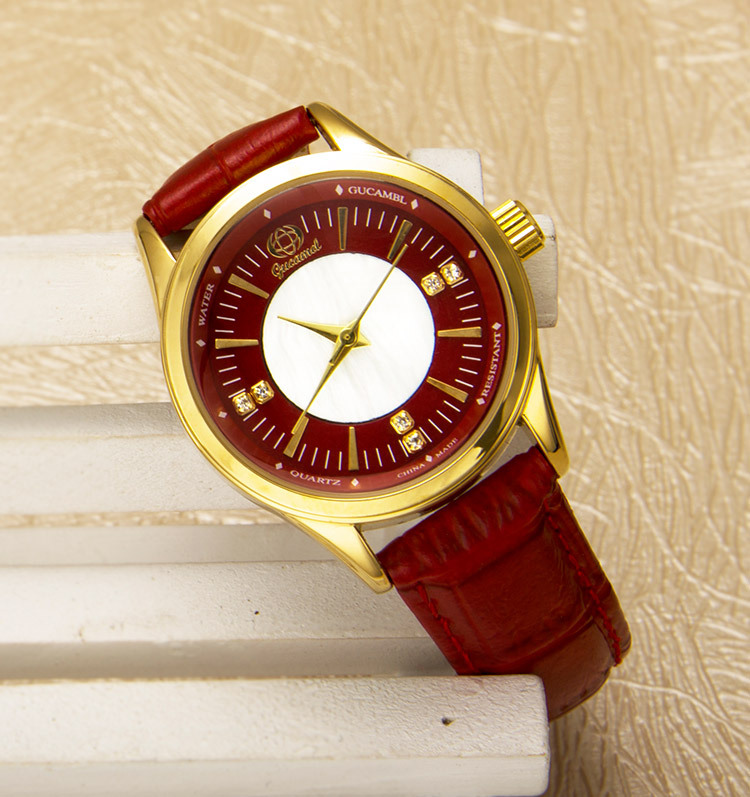 Fine Female quartz Watch Genuine Leather Straps fashion waterproof Fashion trend Watch