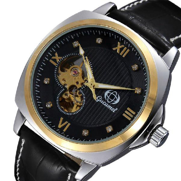 Male Hollow Watch Upscale Fashion Business Men Fully Automatic Mechanical Watch