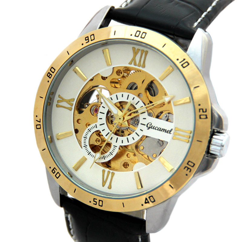 High end Men Hollow Watch Fashion Business Fully Automatic Mechanical watch