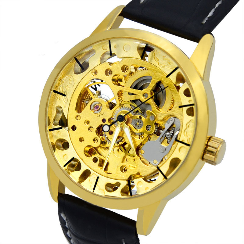 Upscale Men Hollow Watch Leisure Fashion Waterproof Fully Automatic Mechanical watch