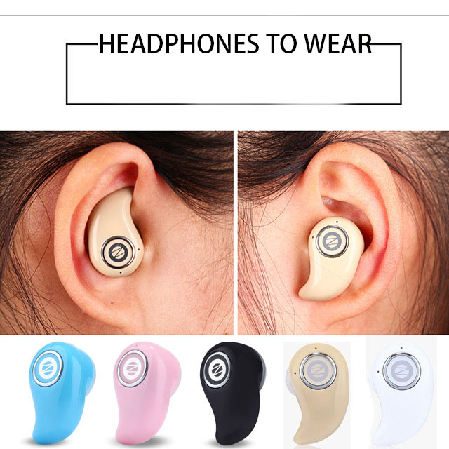 miniature Bluetooth headset MINI Invisible wireless tiny Earplugs Hanging ear style  General