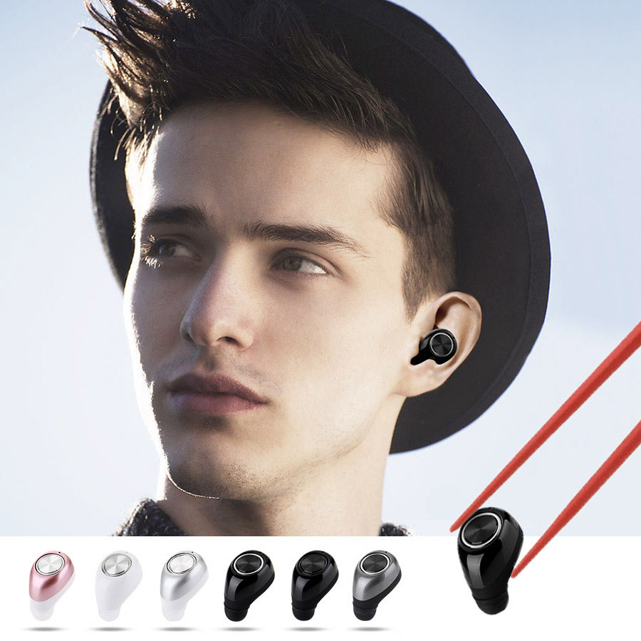 MINI Bluetooth headset tiny 4.1 wireless Invisible Ear plug type Car Bluetooth headset