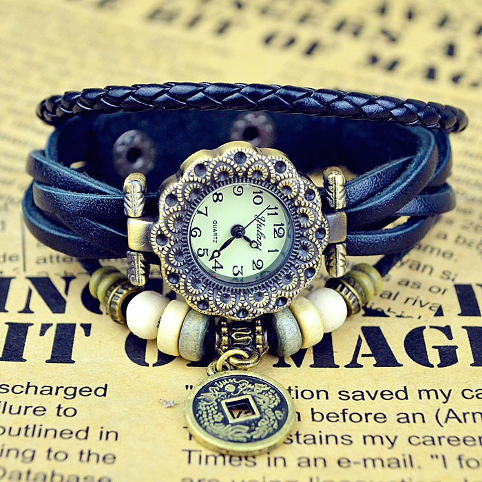 Gift' Watch Longfeng Chengxiang Chinese style Nationalities Weave Belt Retro Watch