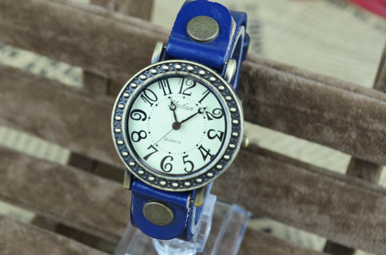 Retro Mori Belt Ladies table Barrel shape digital Female watch   fashion Wild Female table