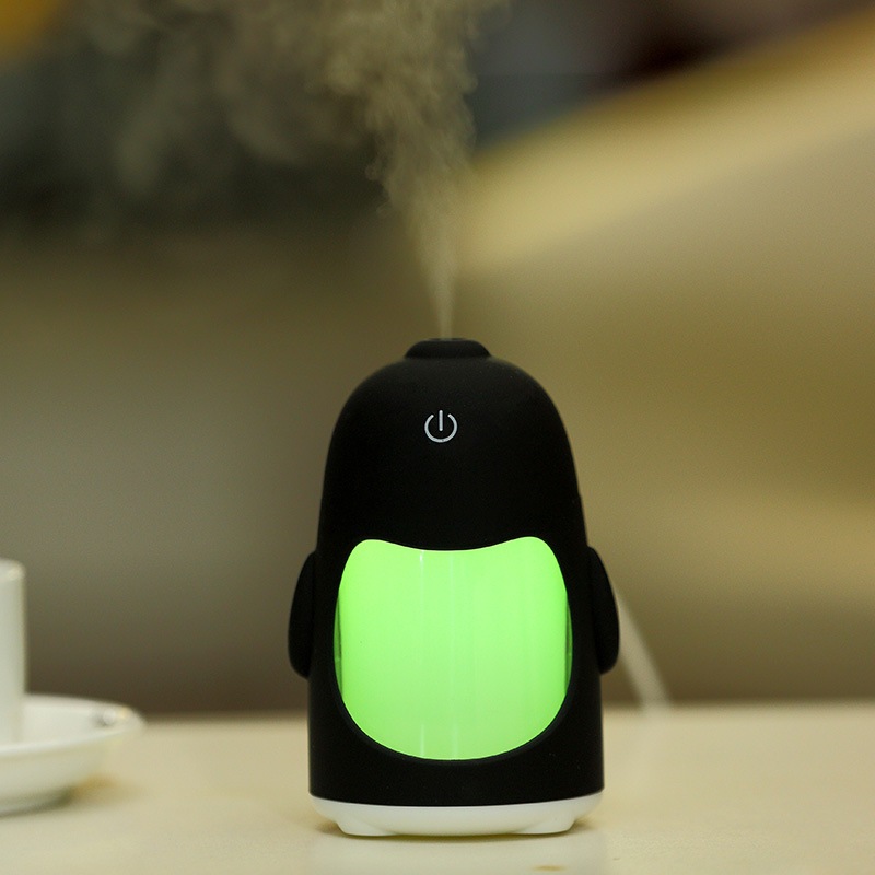 Penguin Humidifier Home Office Aroma fog The instrument Mini humidifier USB Night lightpenguin