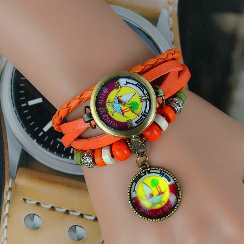 Spain national emblem Ms fashion Watch accessories Retro Watch Couple Watch