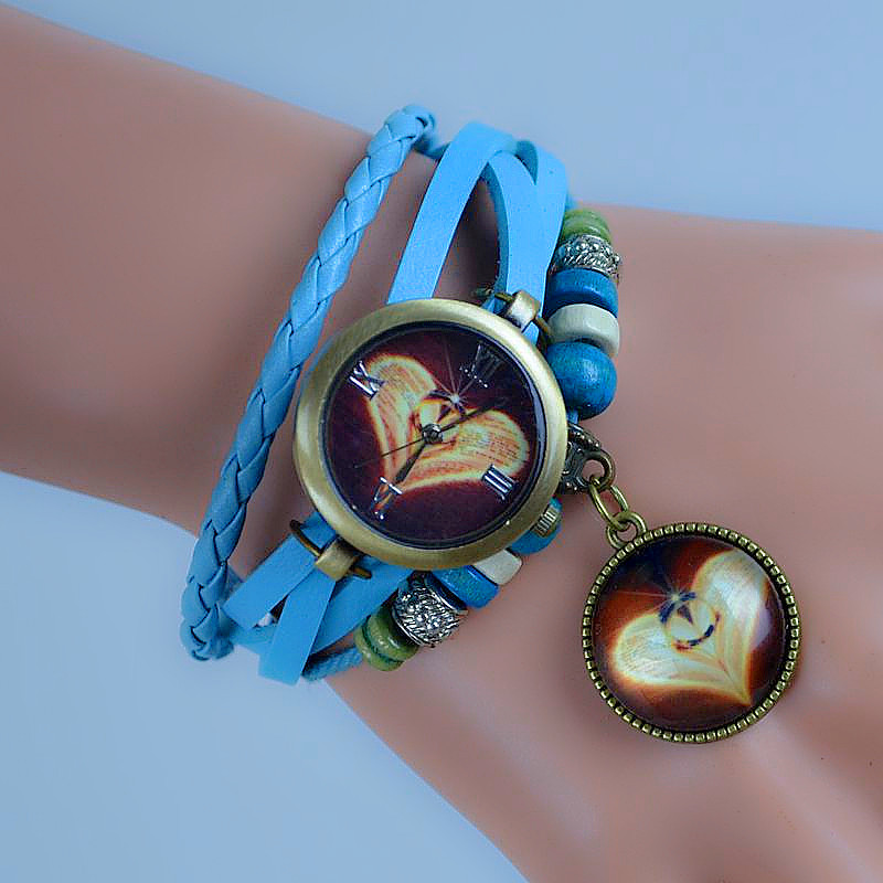 Fashion Retro sweet Time Bracelet Love Couple Watch Ms accessories Watch