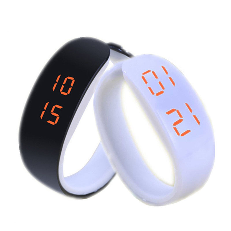 Fashion Dolphin LED Watch Cool Student Child Movement Double Button jelly Digital Watch