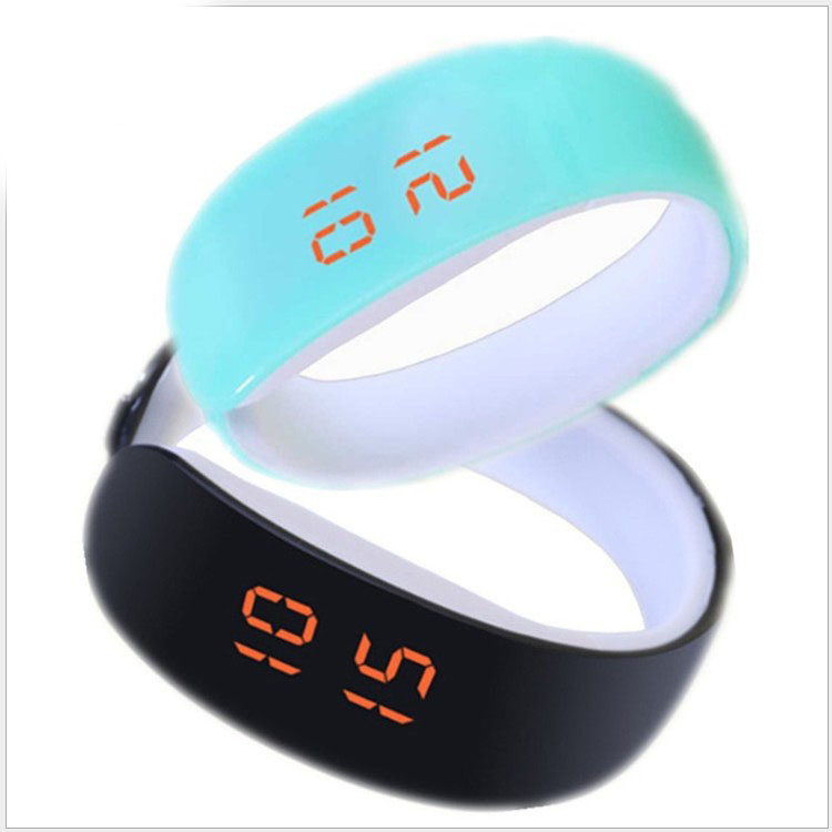 Fashion Dolphin LED Watch Cool Student Child Movement Double Button jelly Digital Watch