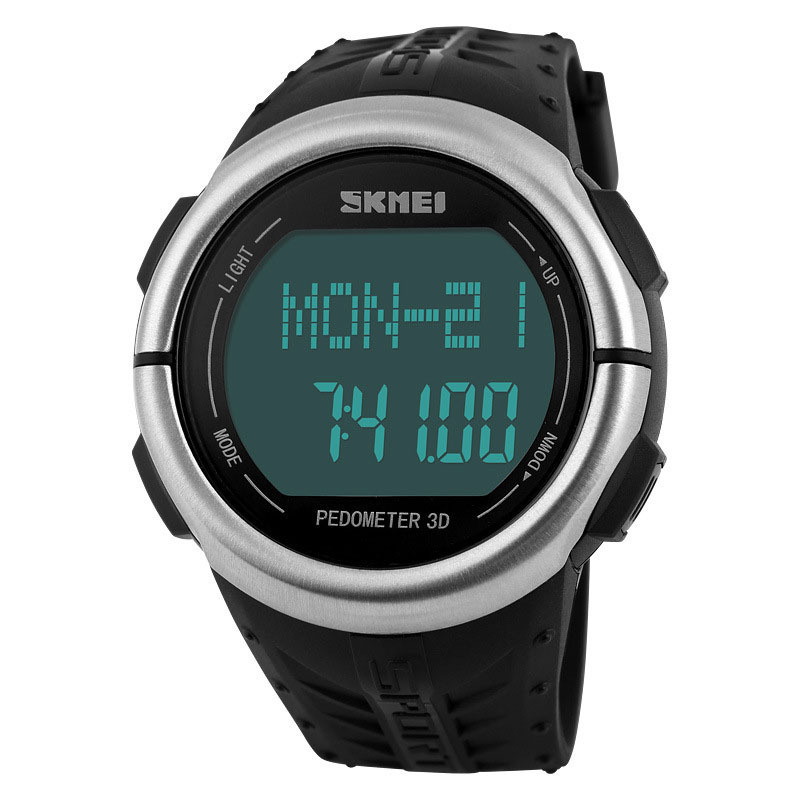 Fashion Trend Waterproof digital Watch Personality Step Heart rate Movement  Digital Watch