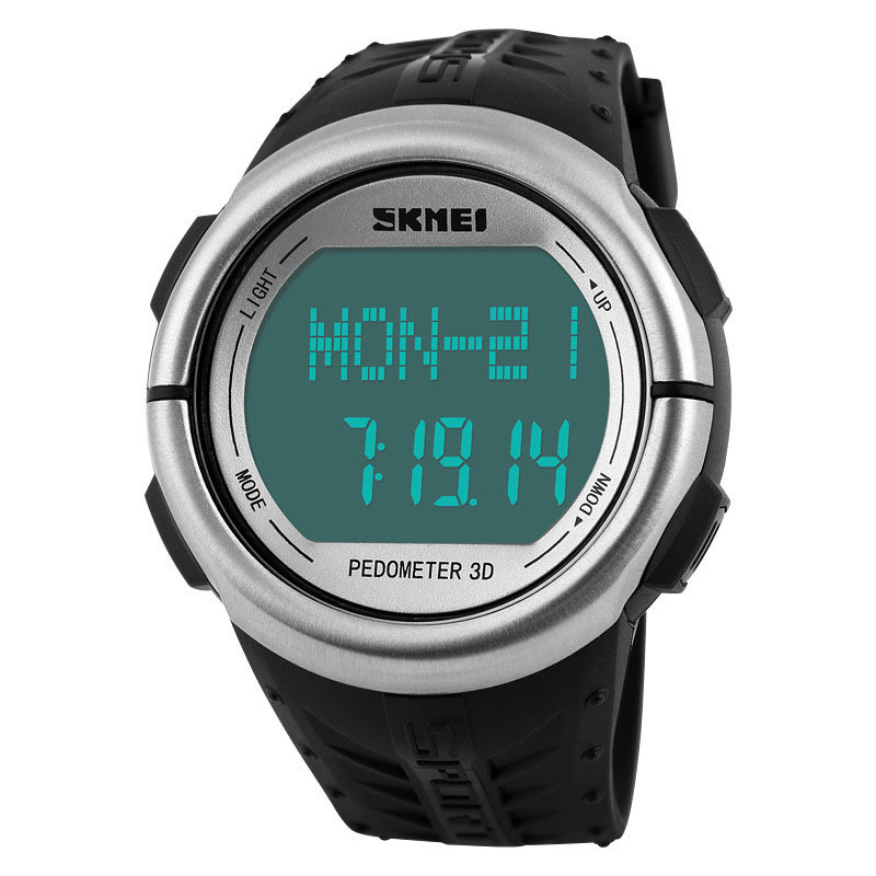 Fashion Trend Waterproof digital Watch Personality Step Heart rate Movement  Digital Watch