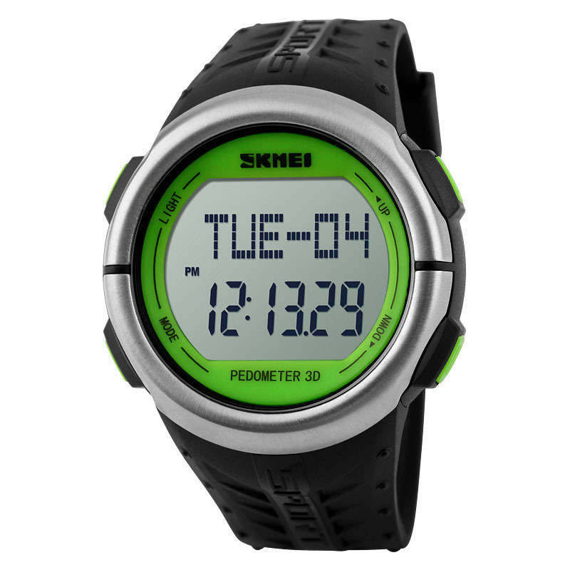 Fashion Trend Waterproof digital Watch Personality Step Heart rate Movement  Digital Watch
