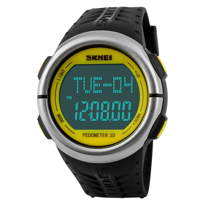 Fashion Trend Waterproof digital Watch Personality Step Heart rate Movement  Digital Watch