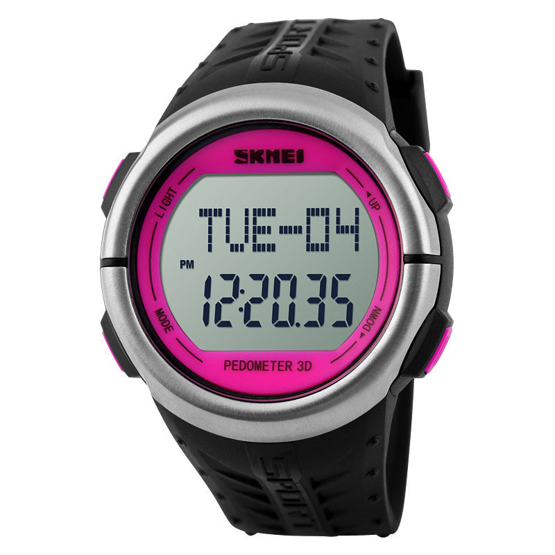 Fashion Trend Waterproof digital Watch Personality Step Heart rate Movement  Digital Watch