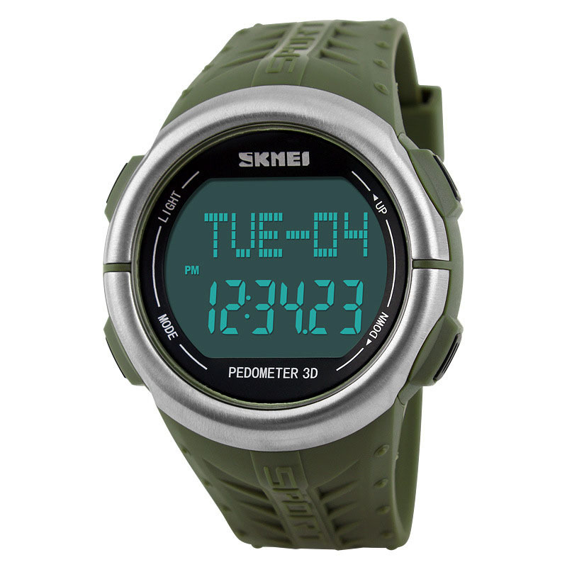 Fashion Trend Waterproof digital Watch Personality Step Heart rate Movement  Digital Watch