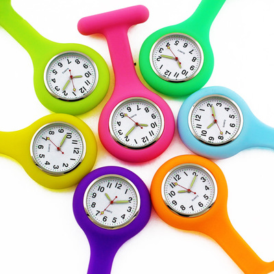 Silica gel Medical fashion trend nurse Watch Pocket watch