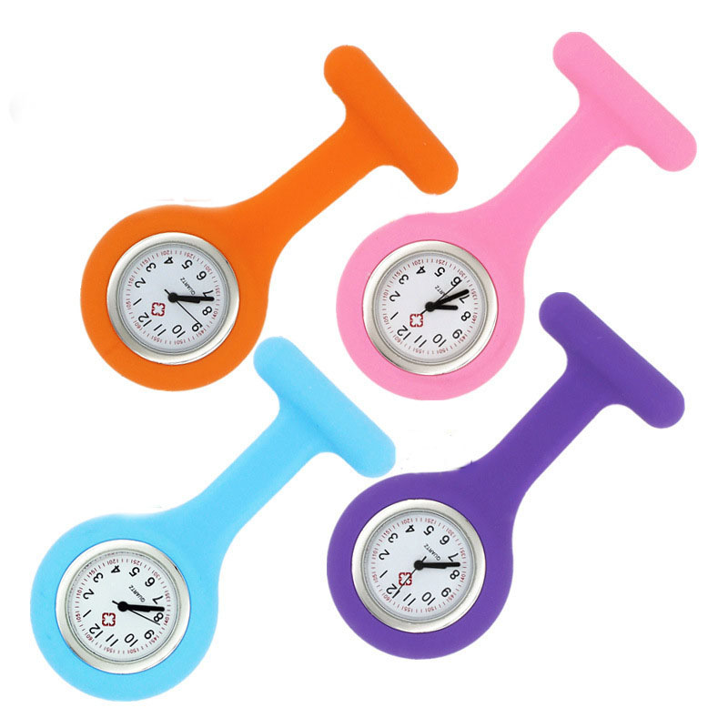 Silica gel Medical fashion trend nurse Watch Pocket watch