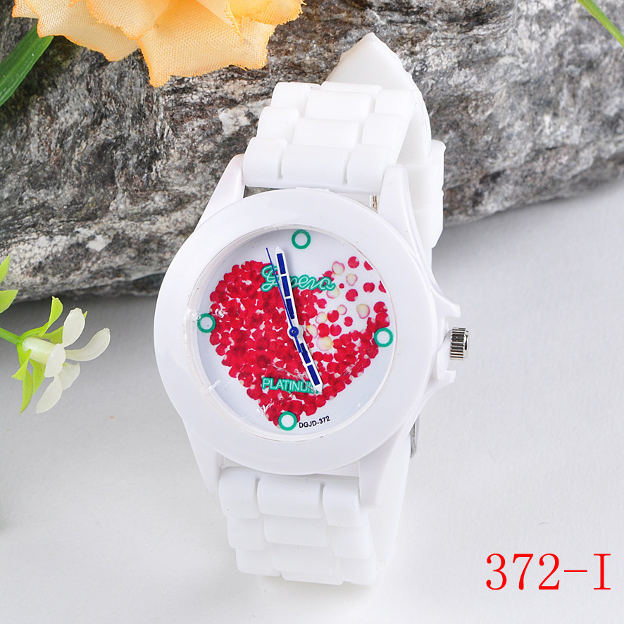 Fashion Silica gel Watch high quality fashion trend Leisure Silicone table