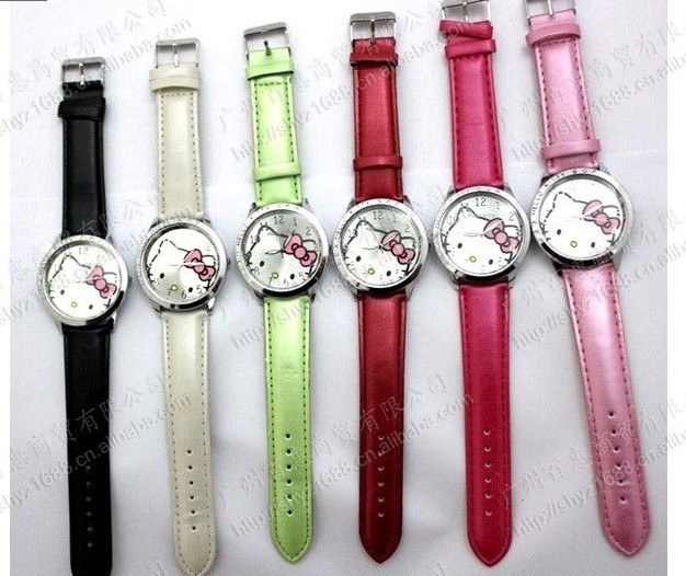 KT cat Watch   HELLO KITTY girl Watch   Diamond fashion trend lovely Female table