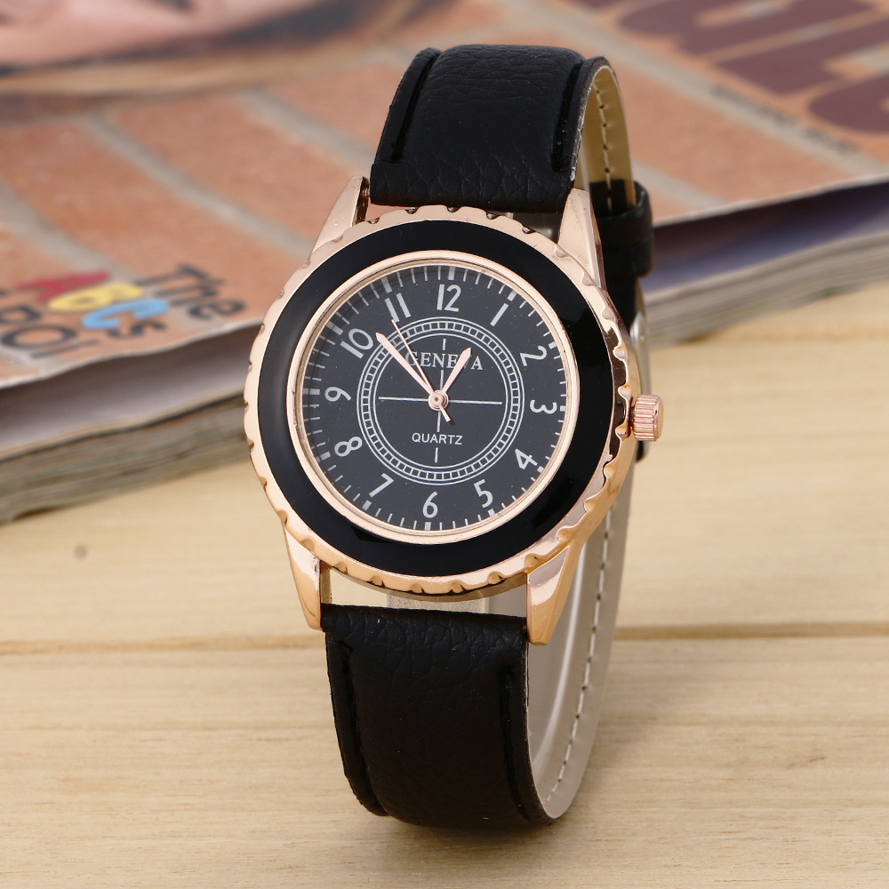 Fashion Trend Leisure Plastic Glue Geneva Watch Fashion Trend Leisure Plastic Glue Geneva Watches