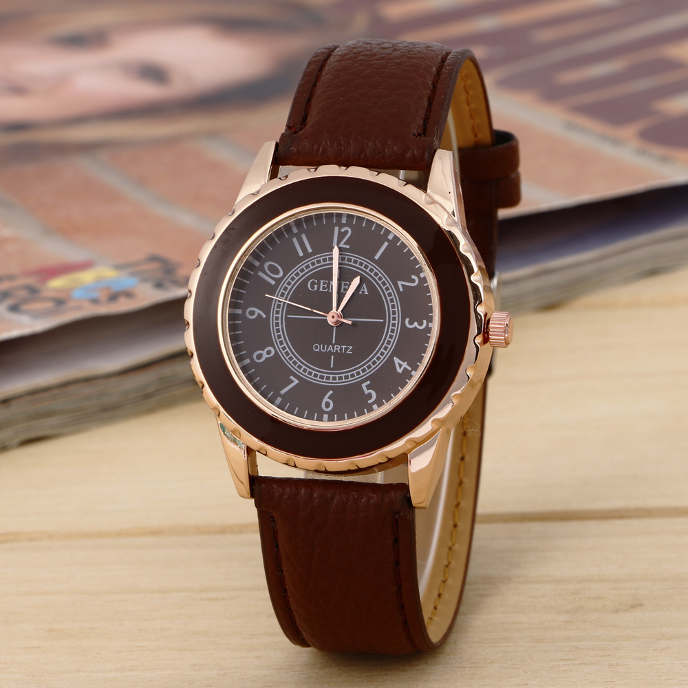 Fashion Trend Leisure Plastic Glue Geneva Watch Fashion Trend Leisure Plastic Glue Geneva Watches