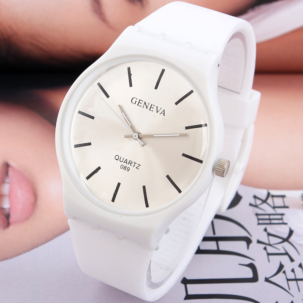 Leisure Movement Ms Ultra Thin Silicone Watches Ultra Thin Flowers Watch