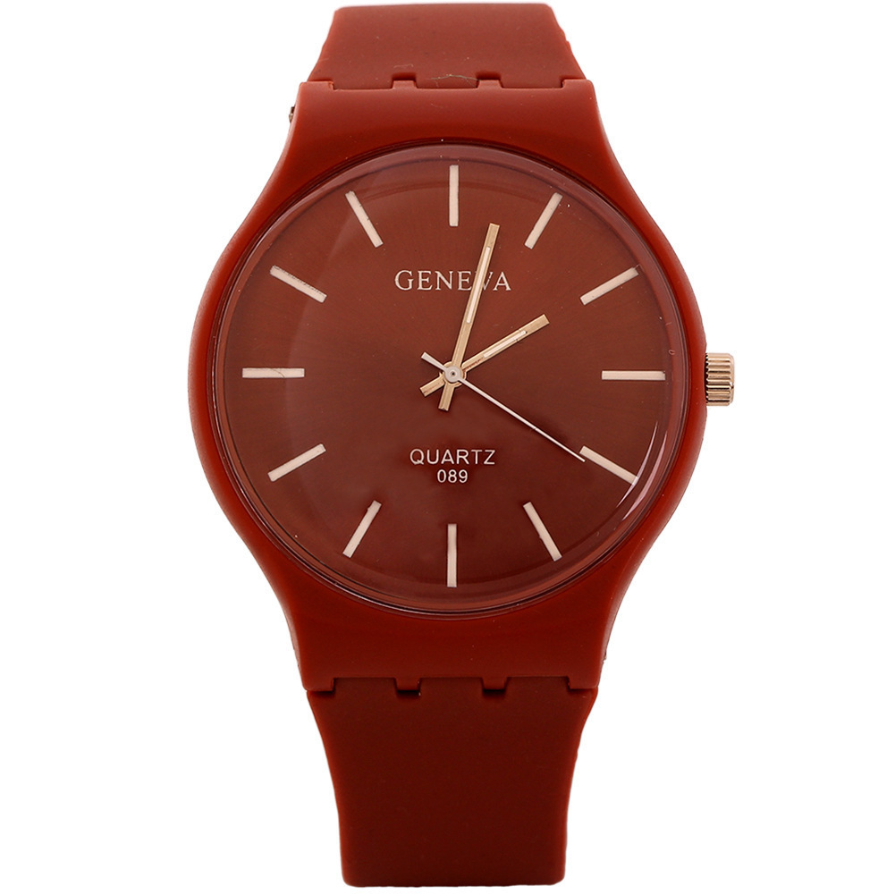 Leisure Movement Ms Ultra Thin Silicone Watches Ultra Thin Flowers Watch