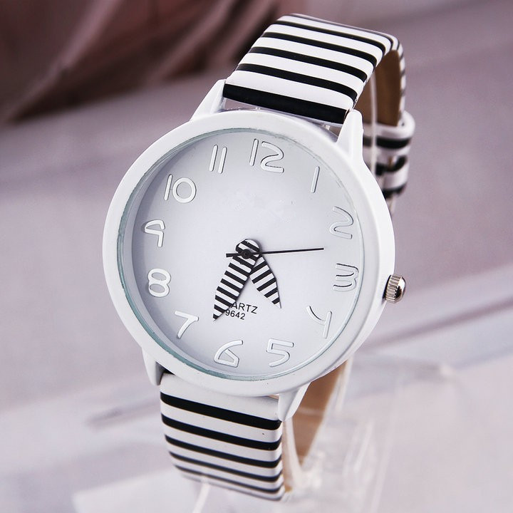 Movement Quartz Watches Lovers Canvas Movement Watch  Lattice Pattern Watch