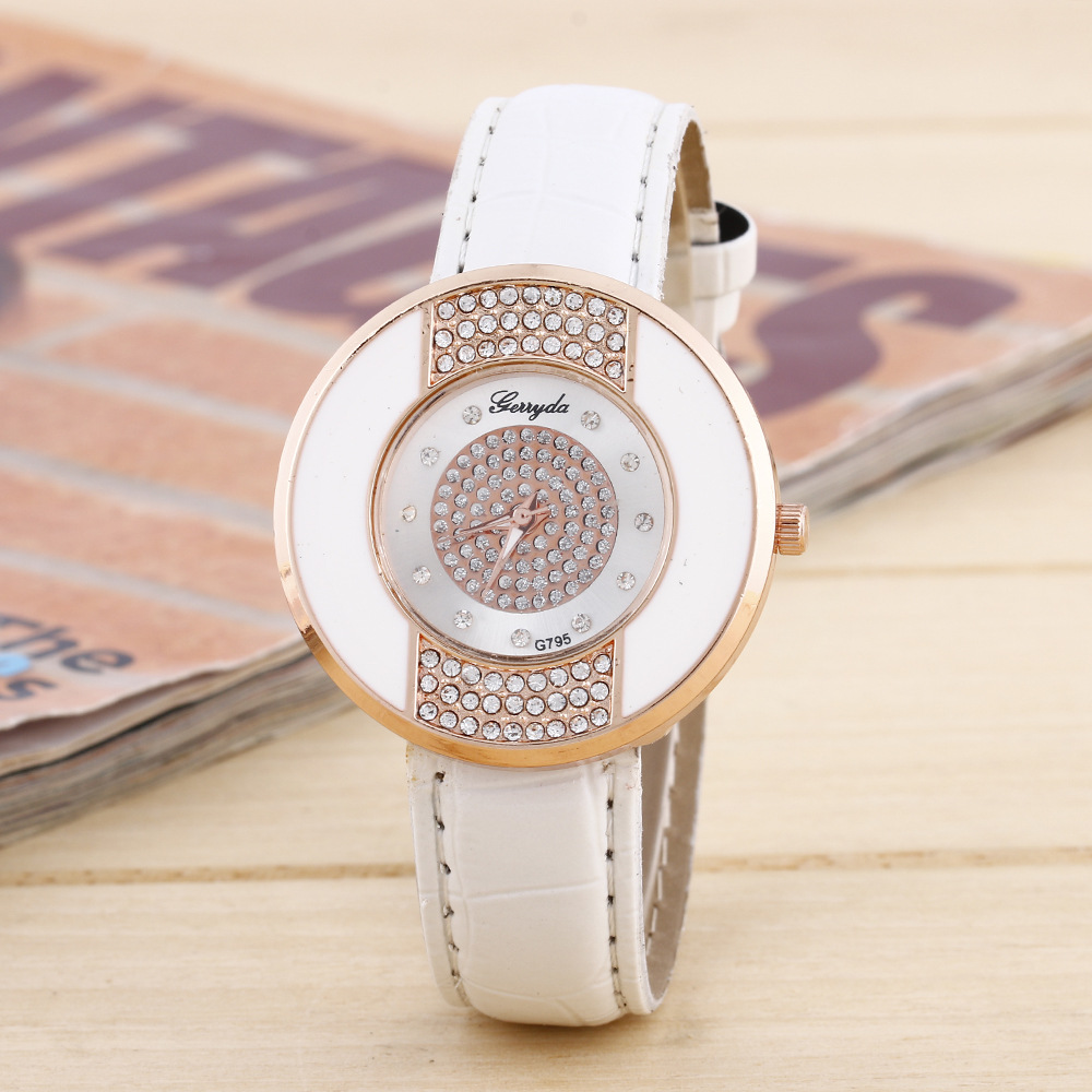 Couple Quick Sand Fashion Trend Belt Watch Business Leisure Watch