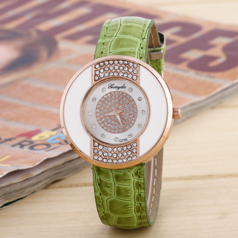 Couple Quick Sand Fashion Trend Belt Watch Business Leisure Watch