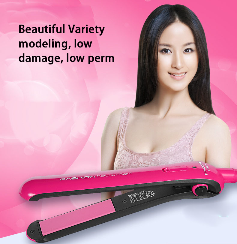 Ceramics Electric clip Straightener Not hurt Ironing board Straight clip hair Straighten straight