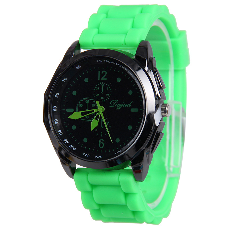 Jelly Diamond Watch  Silica Gel Ms Watch  Fashion Square Jelly Watches
