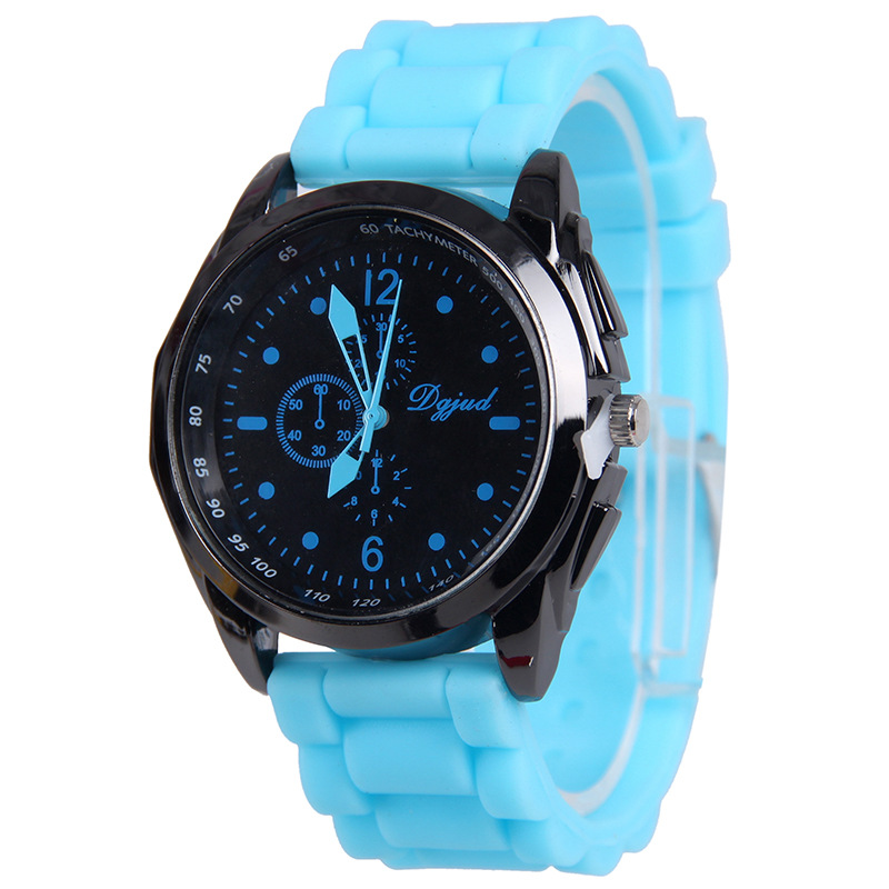 Jelly Diamond Watch  Silica Gel Ms Watch  Fashion Square Jelly Watches