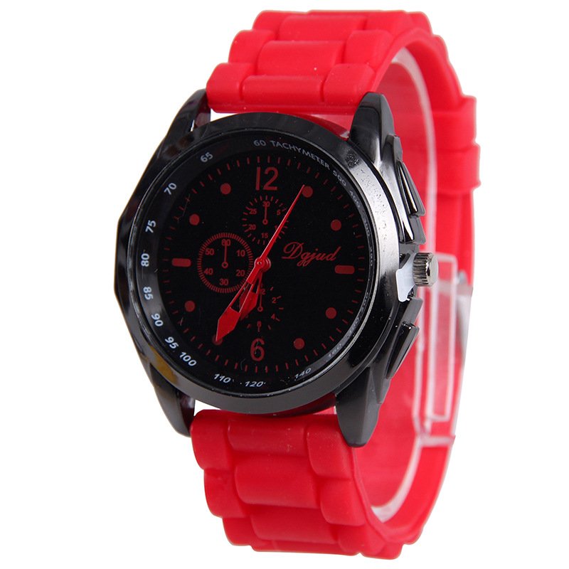 Jelly Diamond Watch  Silica Gel Ms Watch  Fashion Square Jelly Watches