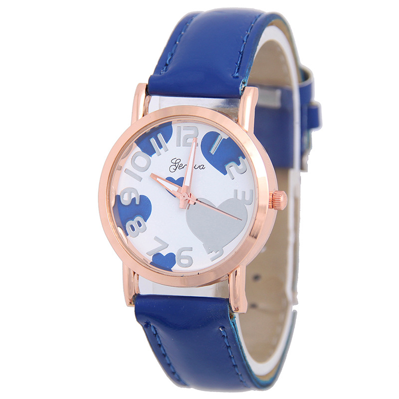 Love Rose Gold Route Belt Watch Ms Trend Fashion Leisure Watches