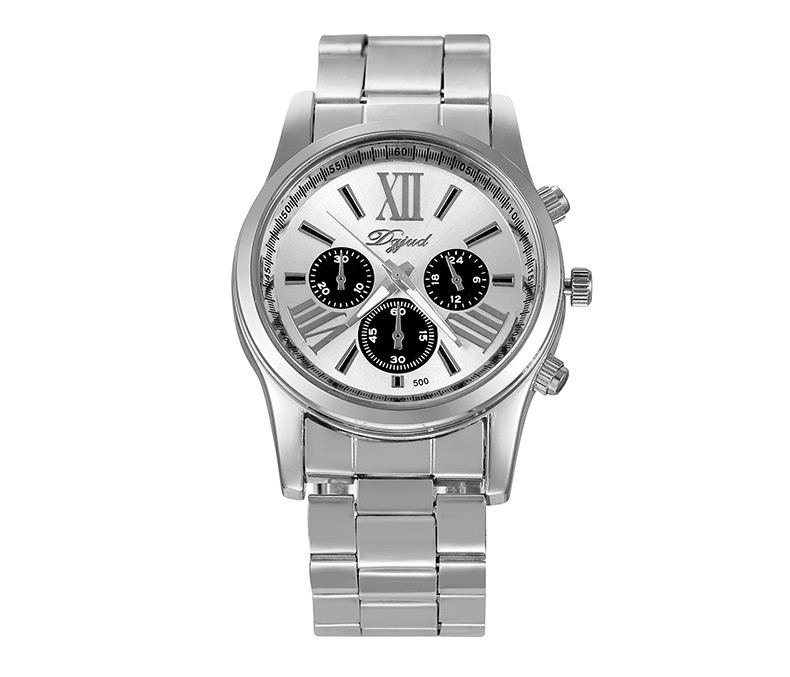 Geneva fashion Steel strip Watch Business High end Men Watch