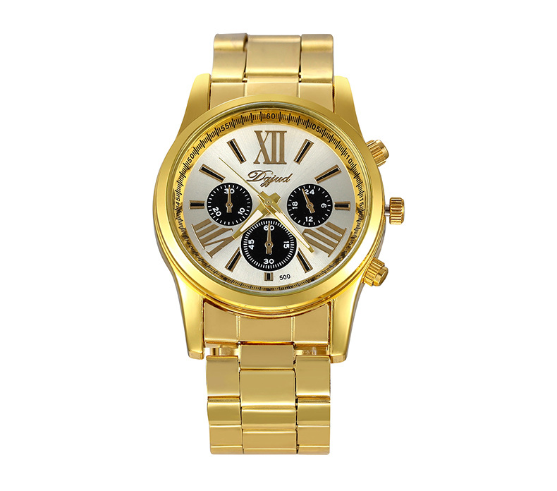 Geneva fashion Steel strip Watch Business High end Men Watch