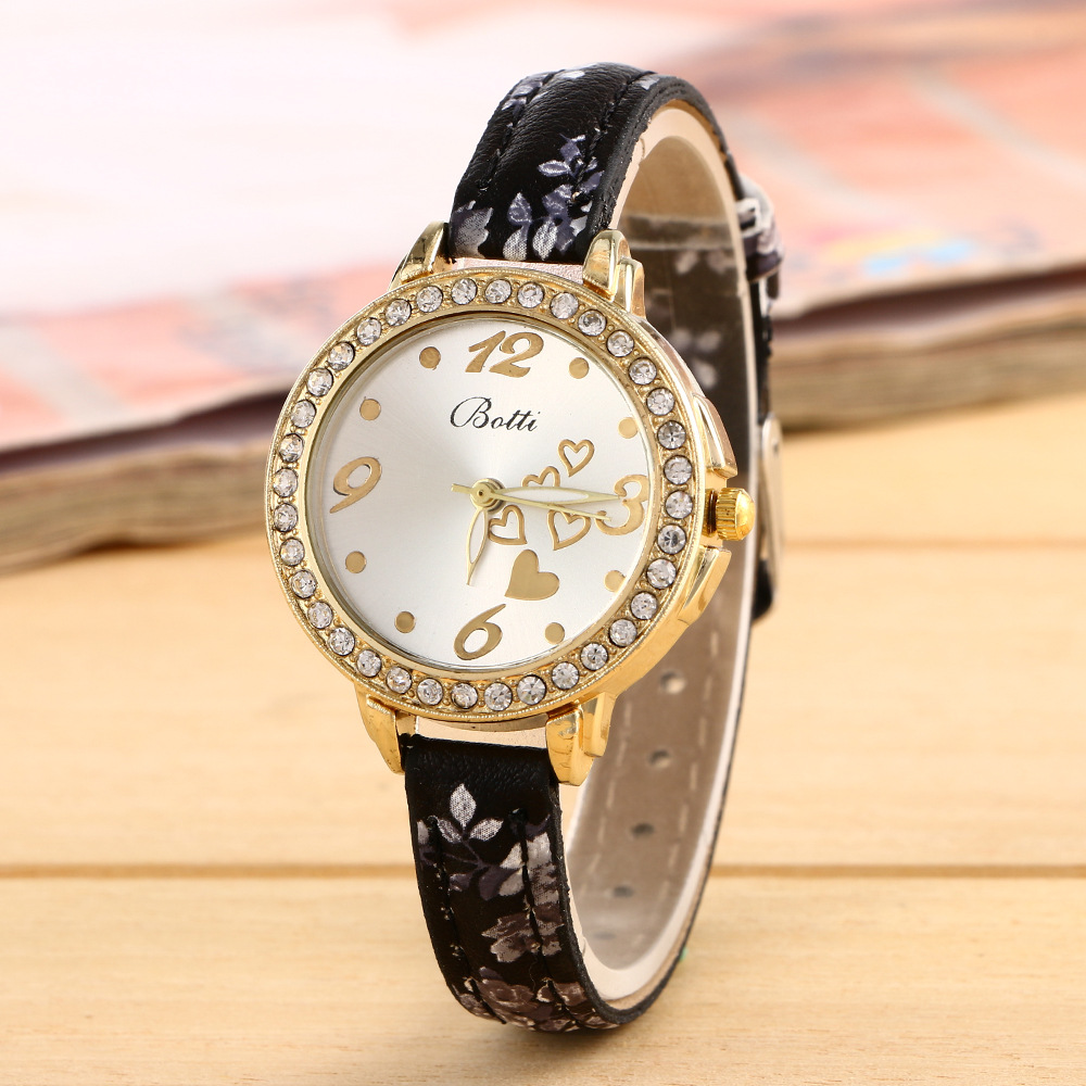 Love Color Printing Fine Belt Ms Watch Couple Watch gift  Fashion Female Watch