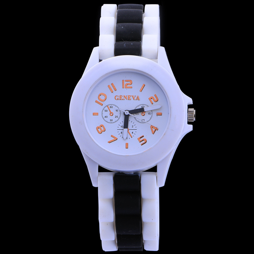 Ms Plastic Shell Two Colors Geneva Watch  Retro Watch Couple Watch