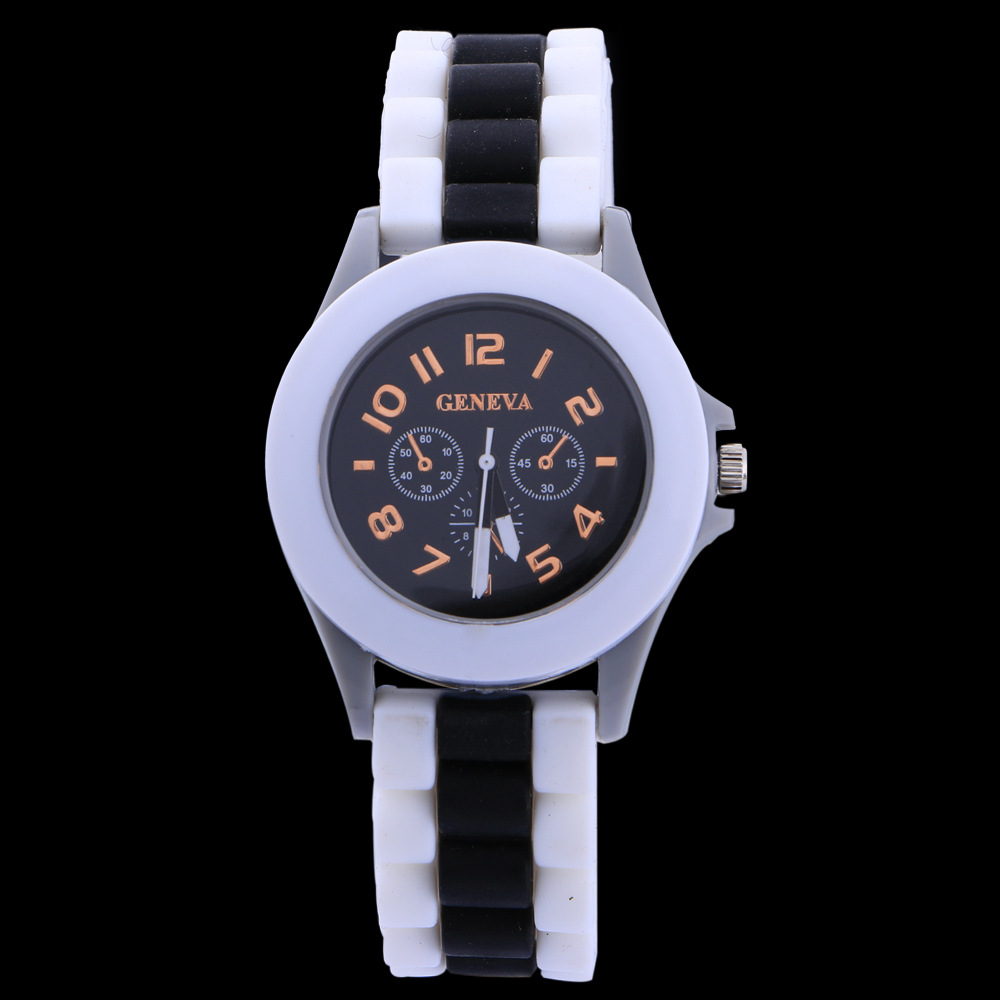 Ms Plastic Shell Two Colors Geneva Watch  Retro Watch Couple Watch
