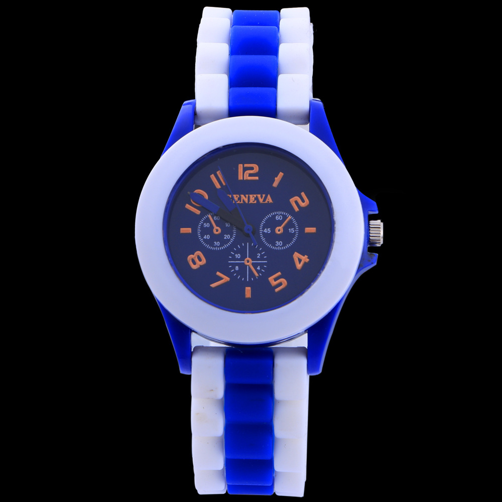 Ms Plastic Shell Two Colors Geneva Watch  Retro Watch Couple Watch